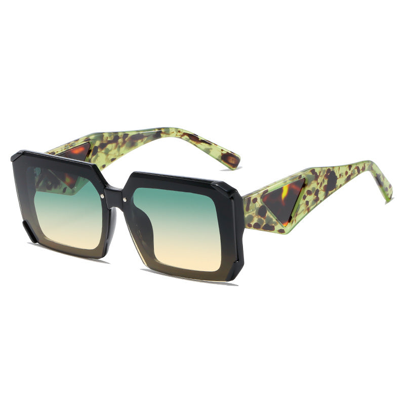 Gafas de sol de PC de protección UV de marco cuadrado al por mayor